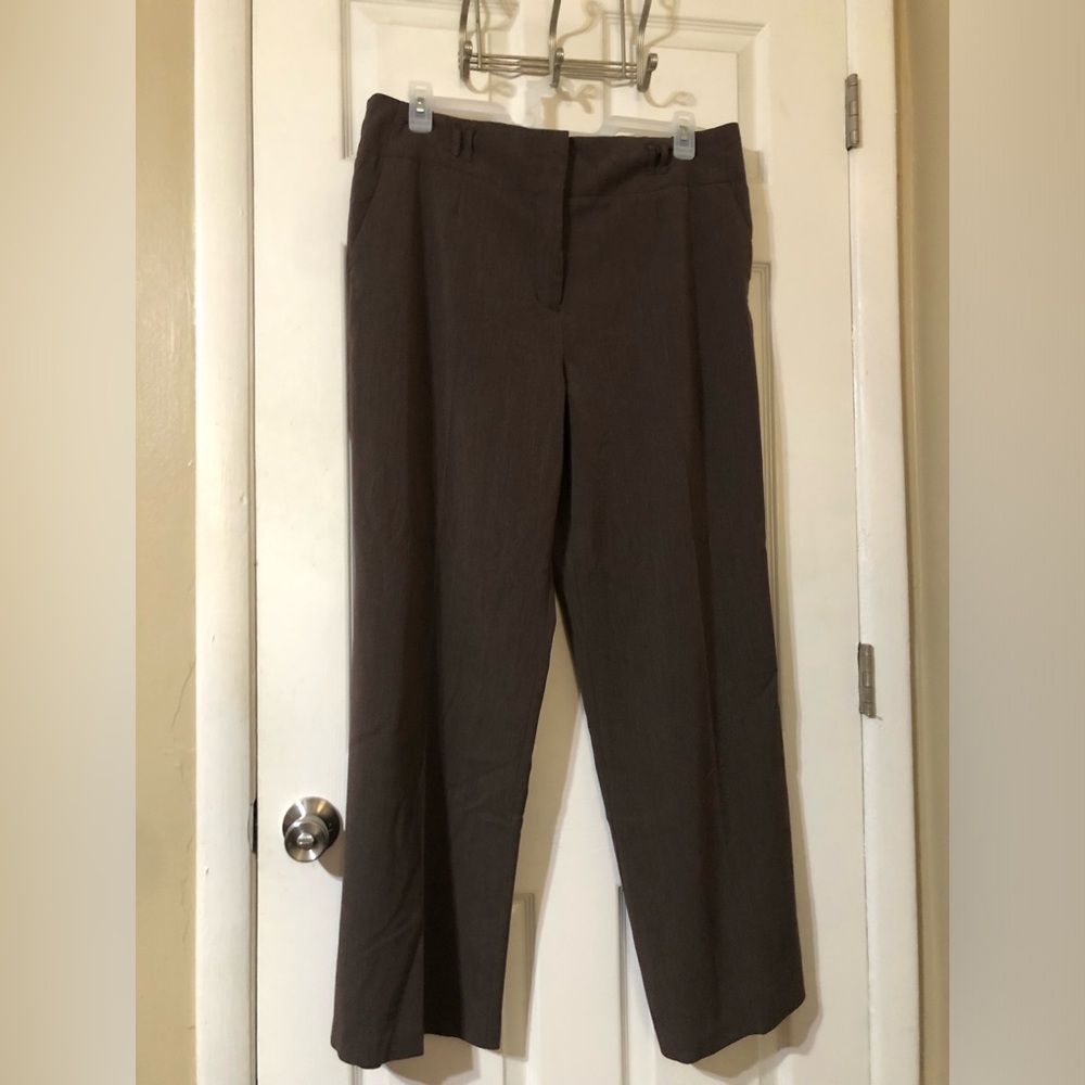East 5th Women's Brown Pocketed Tapered Dress Pants Size 18